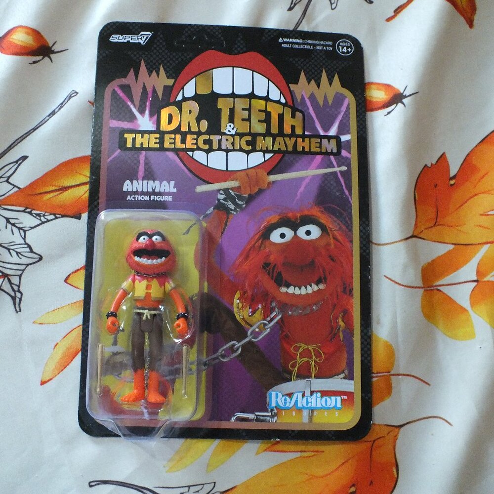Super7 ReAction Muppets ANIMAL Dr. Teeth & Electric Mayhem 3.75" action figure